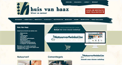 Desktop Screenshot of huisvanhaaz.be